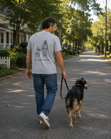 You'll Never Walk Alone (Back Print) | Soft Cotton Tee