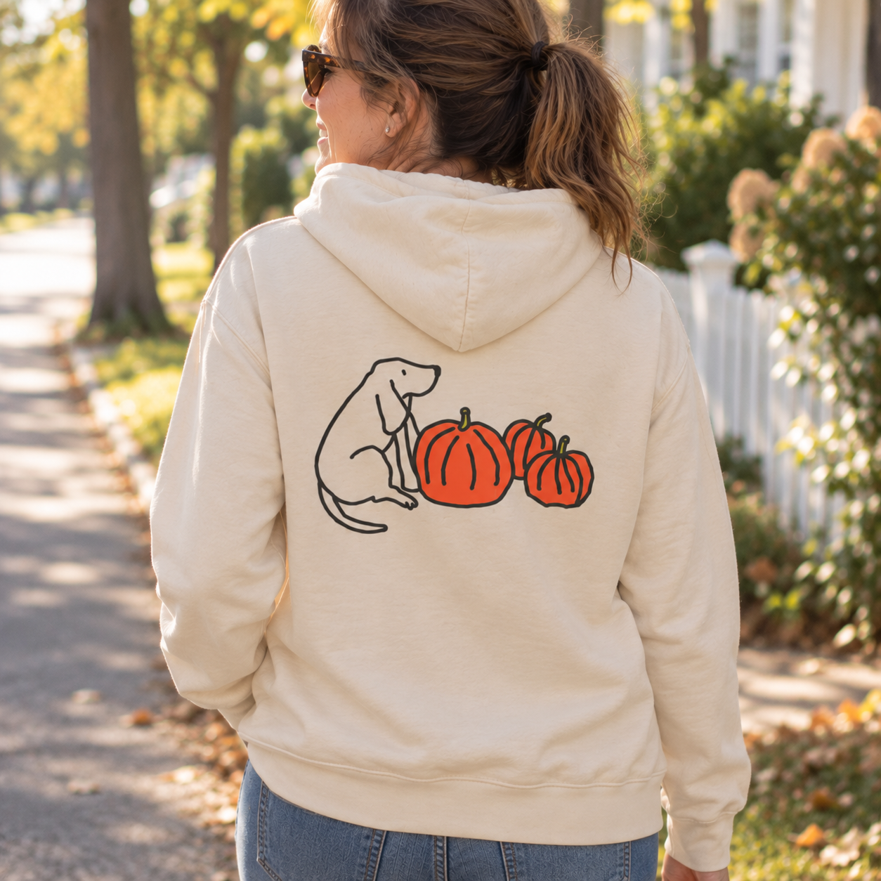 Pumpkin Patch | Soft Fleece Hoodie (Back Print) | Color Collection | Fall Collection