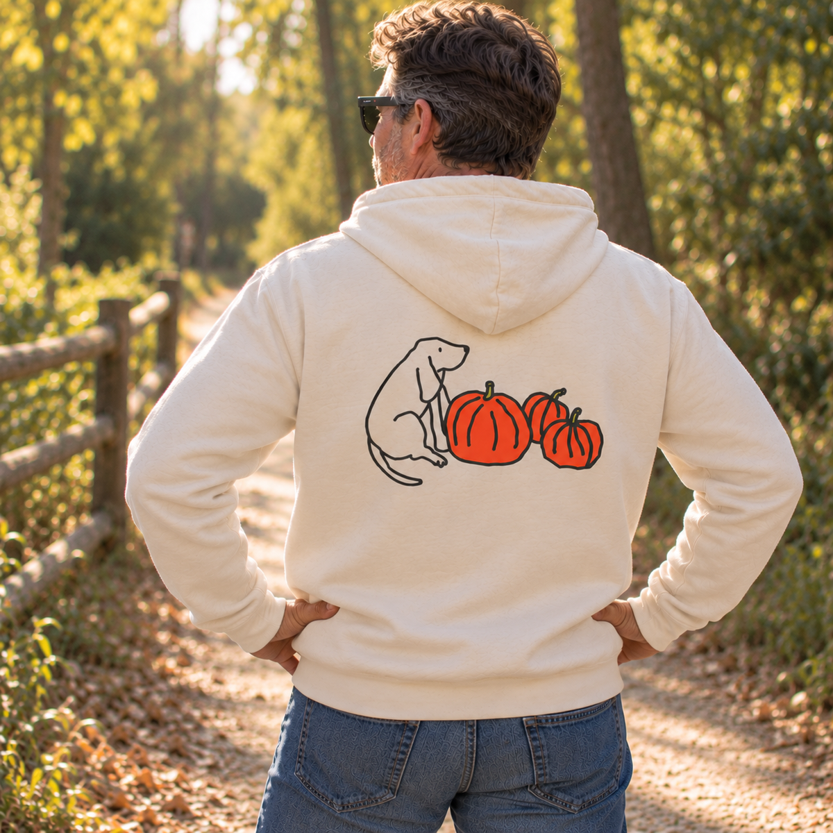 Pumpkin Patch | Soft Fleece Hoodie (Back Print) | Color Collection | Fall Collection