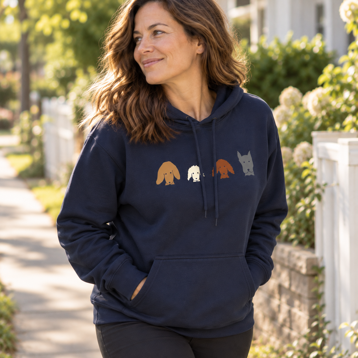 All Dogs Count (No Text) | Soft Fleece Hoodie | Rescue Collection | Color Collection