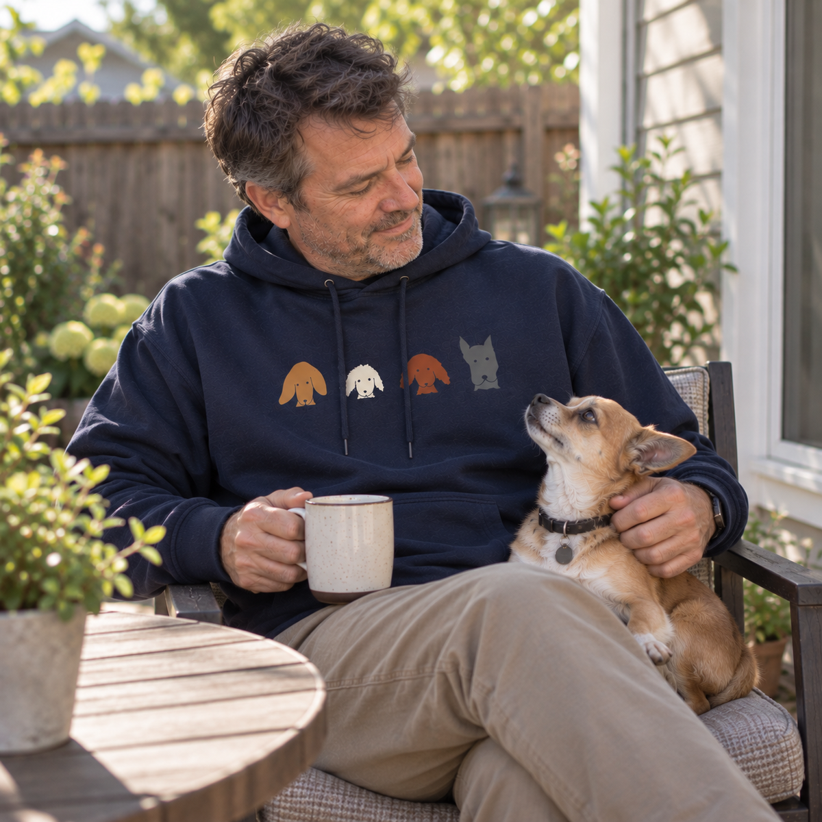 All Dogs Count (No Text) | Soft Fleece Hoodie | Rescue Collection | Color Collection