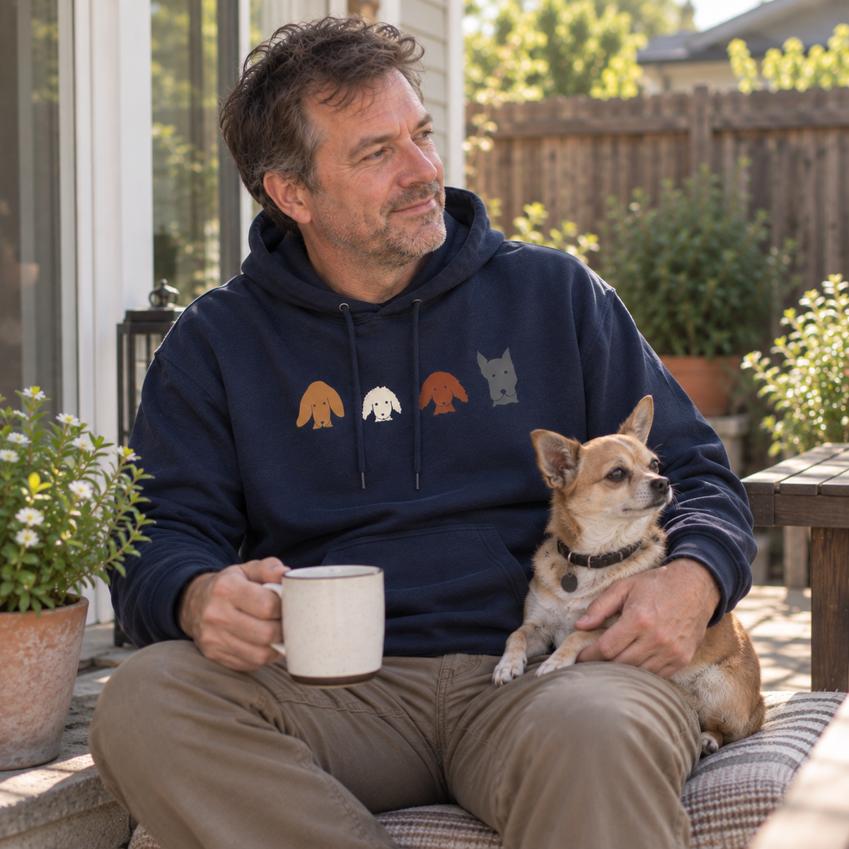 All Dogs Count (No Text) | Soft Fleece Hoodie | Rescue Collection | Color Collection