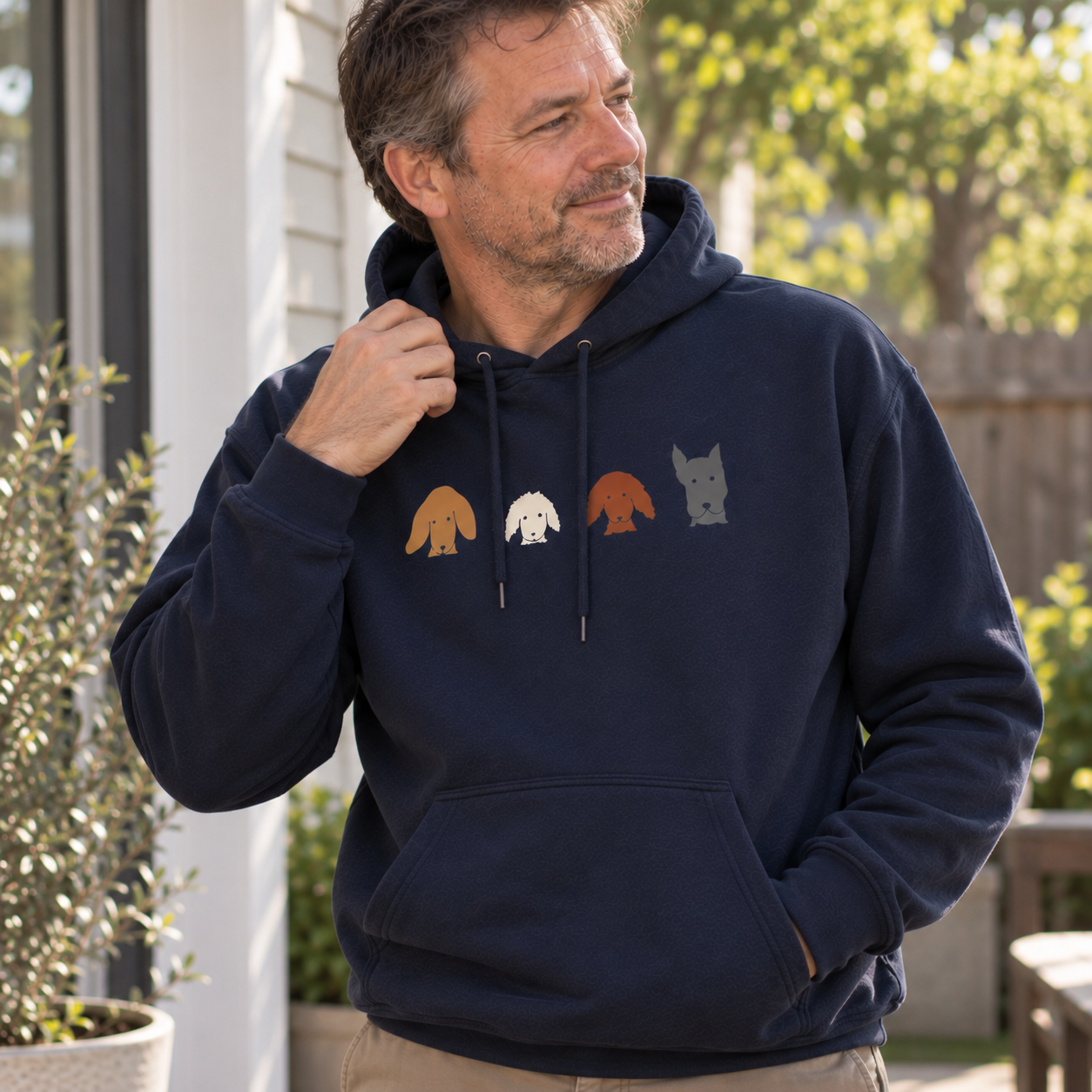 All Dogs Count (No Text) | Soft Fleece Hoodie | Rescue Collection | Color Collection