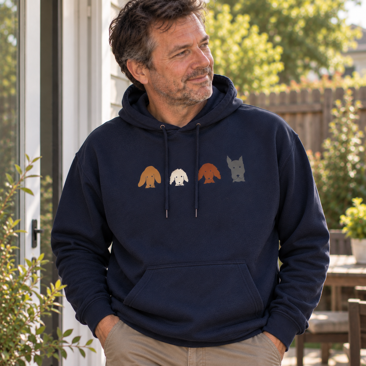 All Dogs Count (No Text) | Soft Fleece Hoodie | Rescue Collection | Color Collection