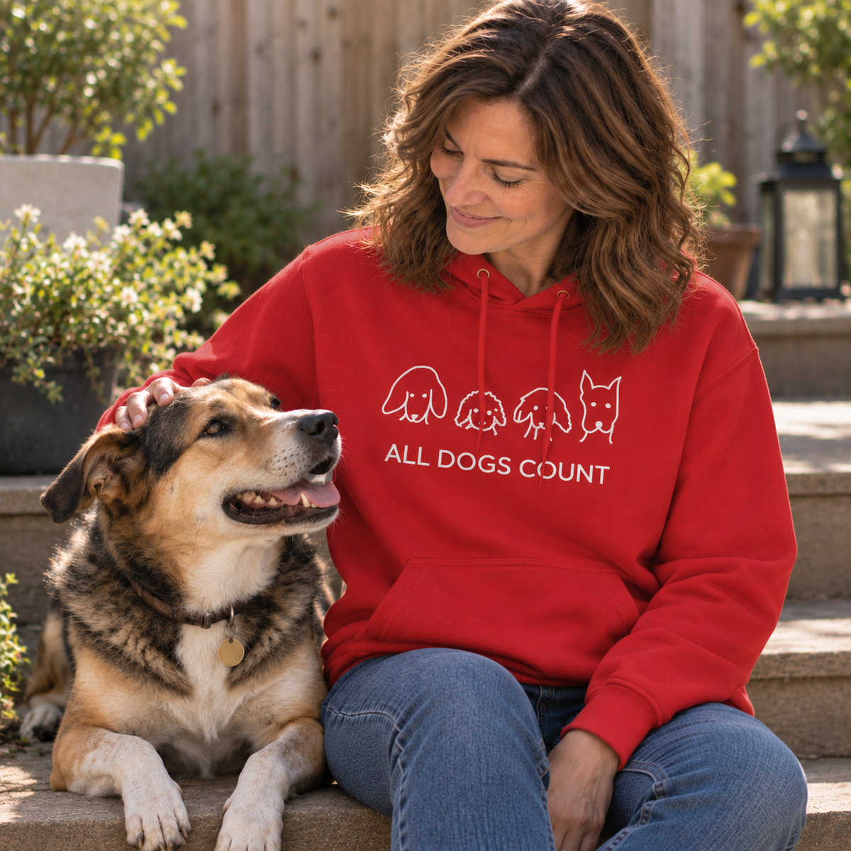 All Dogs Count | Soft Fleece Hoodie | Rescue Collection