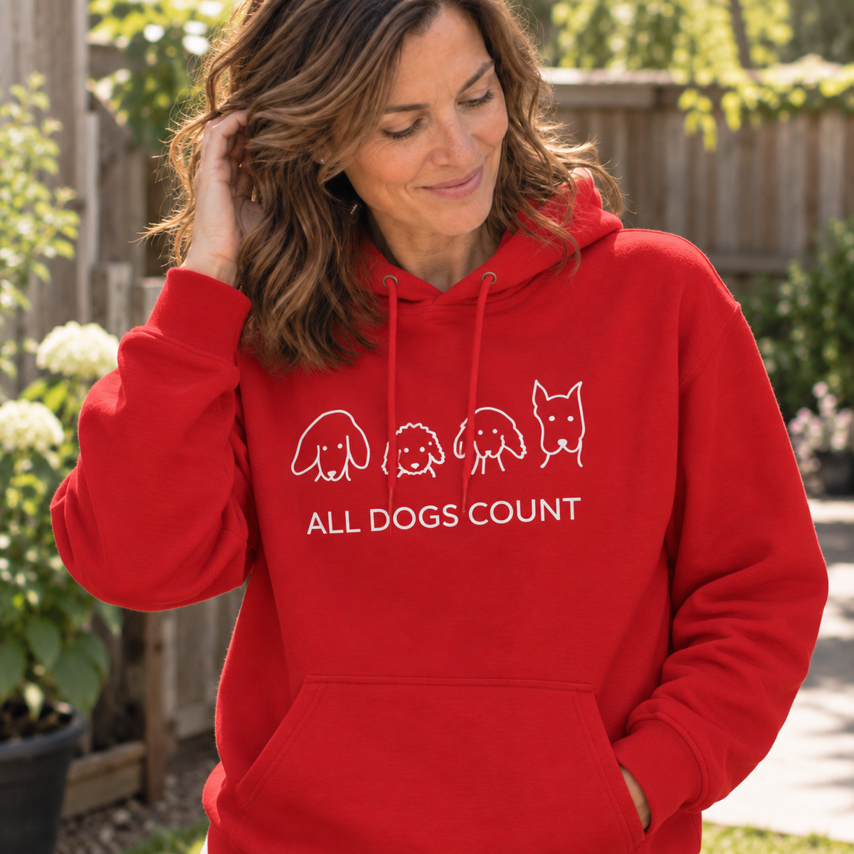 All Dogs Count | Soft Fleece Hoodie | Rescue Collection