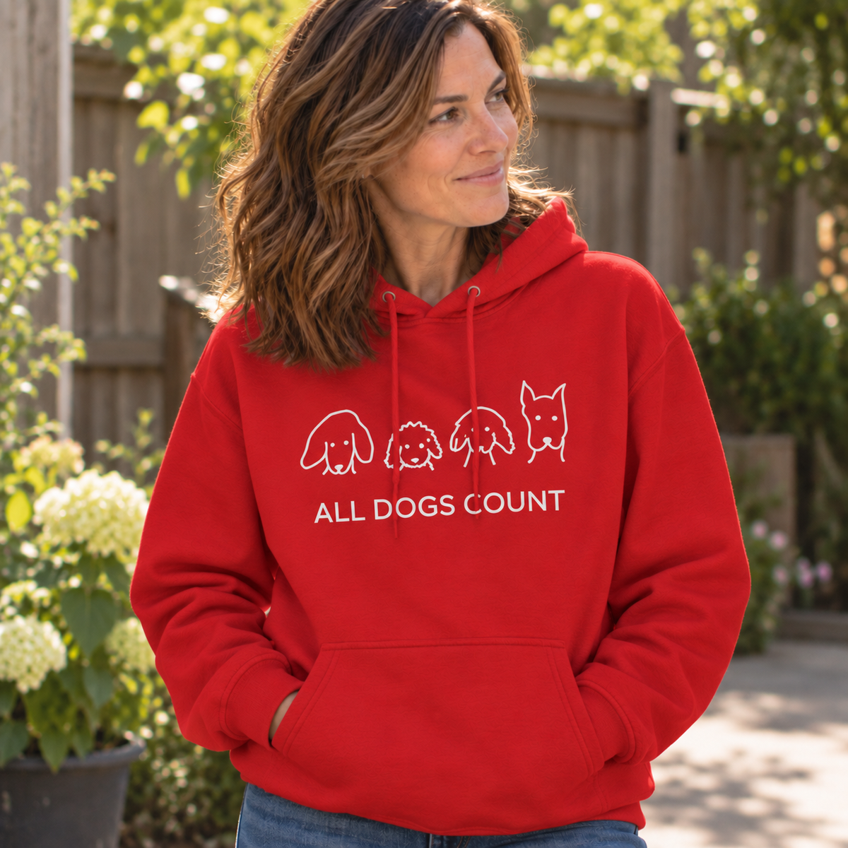 All Dogs Count | Soft Fleece Hoodie | Rescue Collection
