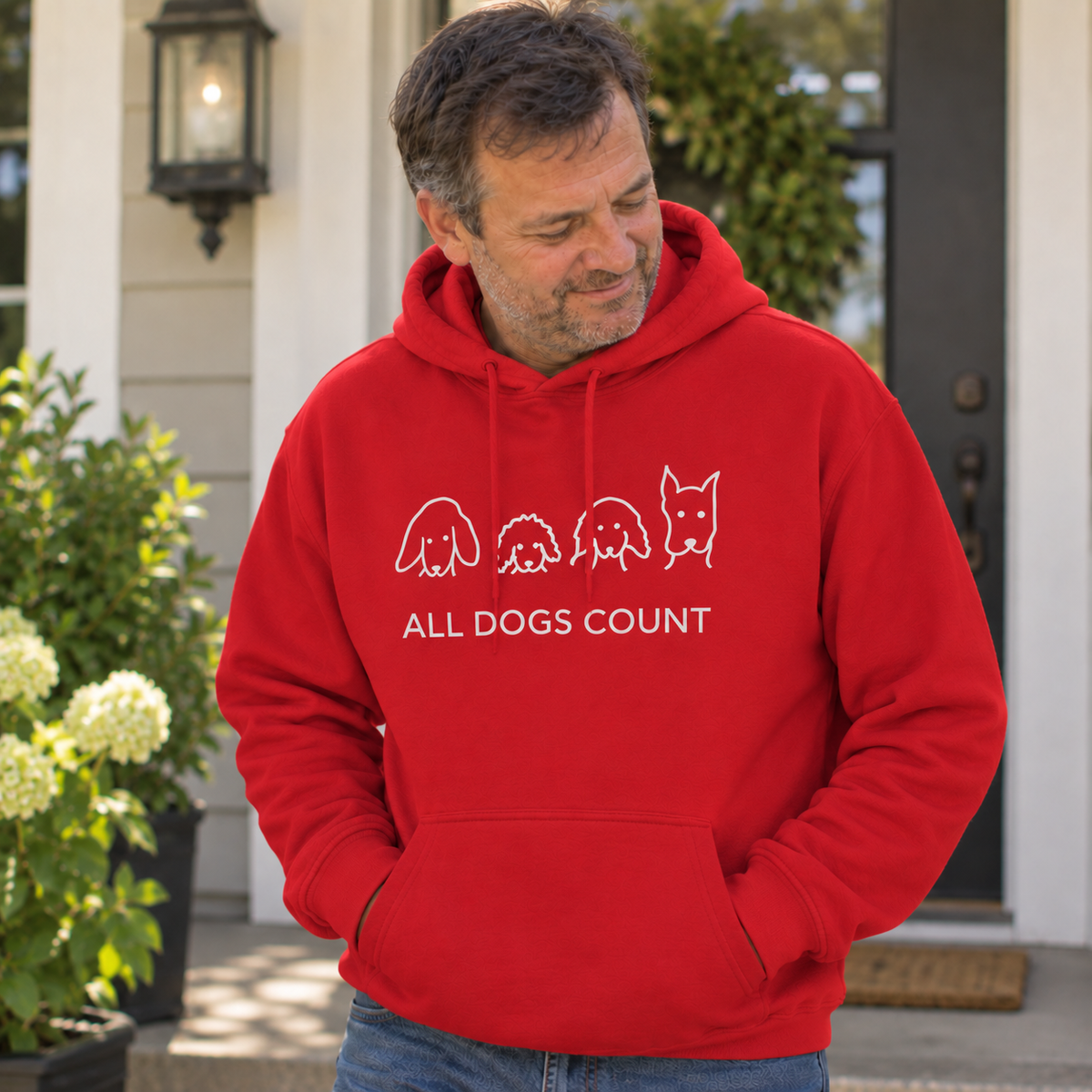 All Dogs Count | Soft Fleece Hoodie | Rescue Collection