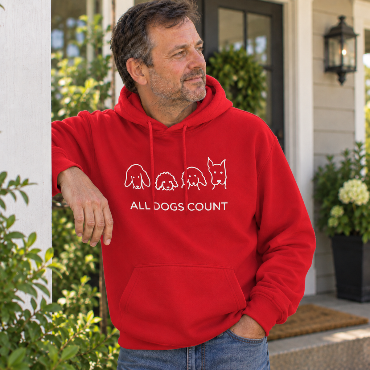 All Dogs Count | Soft Fleece Hoodie | Rescue Collection