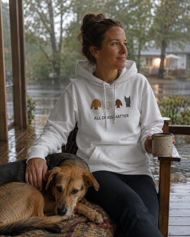 All Dogs Matter | Softstyle Fleece Hoodie | Rescue Collection | Color Collection