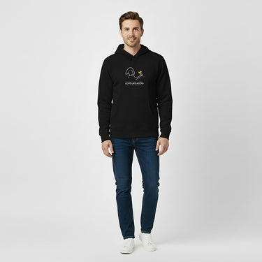 Love Like A Dog | Softstyle Fleece Hoodie | Color Collection