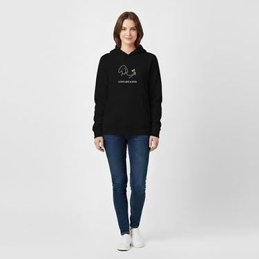 Love Like A Dog | Softstyle Fleece Hoodie | Color Collection
