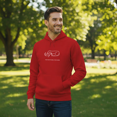 Take Time To Smell The Flowers | Softstyle Fleece Hoodie | Spring Collection