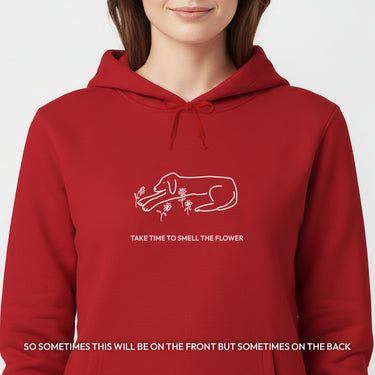 Take Time To Smell The Flowers | Softstyle Fleece Hoodie | Spring Collection