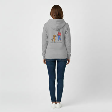 You'll Never Walk Alone (Back Print) | Softstyle Fleece Hoodie | Color Collection