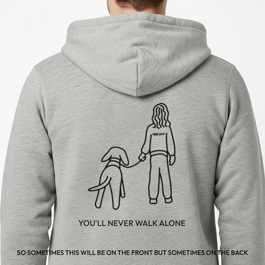 You'll Never Walk Alone (Back Print) | Softstyle Fleece Hoodie